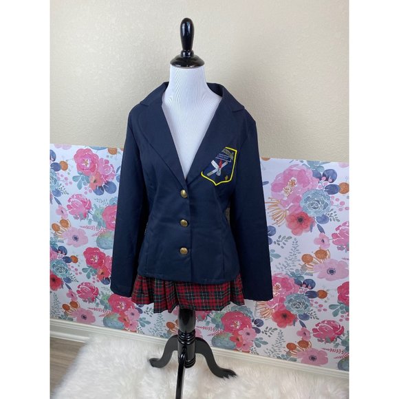 Dreamgirl Dresses & Skirts - Dreamgirl USA Plaid Sexy Schoolgirl Costume Set Blazer & Skirt Large